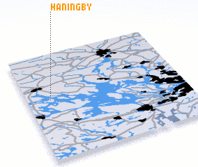 3d view of Håningby