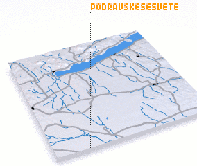 3d view of Podravske Sesvete