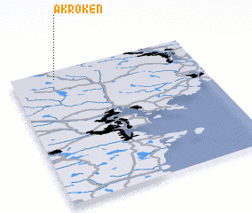 3d view of Åkroken