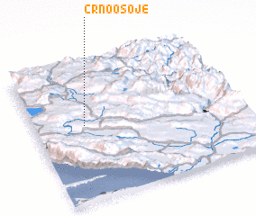 3d view of Crno Osoje