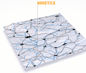 3d view of Honětice