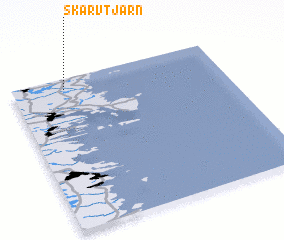 3d view of Skarvtjärn