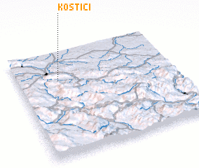 3d view of Kostići