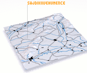 3d view of Šajdíkove Humence