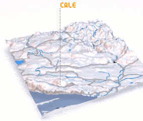 3d view of Čale