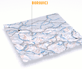 3d view of Borovići