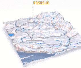 3d view of Posušje