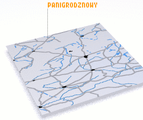 3d view of Panigródz Nowy