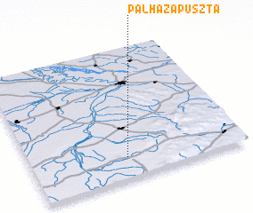 3d view of Pálházapuszta