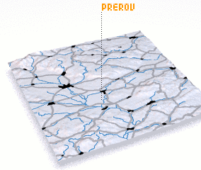 3d view of Přerov