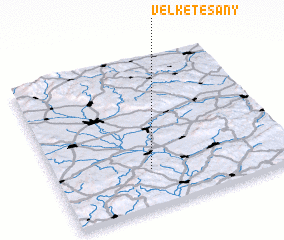 3d view of Velké Těšany