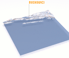 3d view of Ruskovići