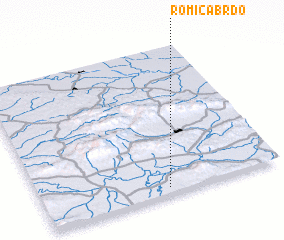 3d view of Romića Brdo