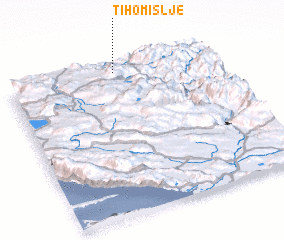 3d view of Tihomišlje
