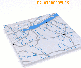 3d view of Balatonfenyves