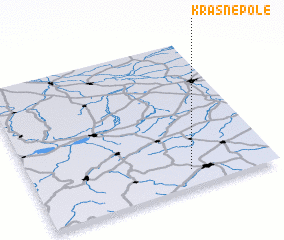 3d view of Krasne Pole