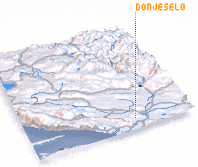 3d view of Donje Selo