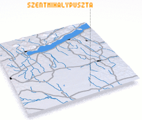 3d view of Szentmihálypuszta