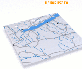 3d view of Kékapuszta