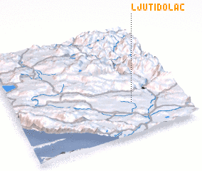 3d view of Ljuti Dolac