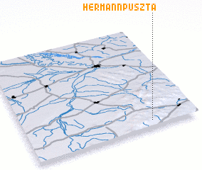 3d view of Hermannpuszta