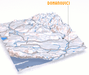 3d view of Domanovići