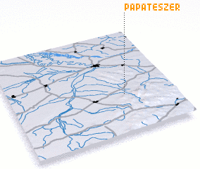 3d view of Pápateszér