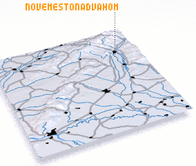 3d view of Nové Mesto nad Váhom