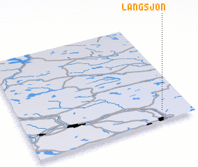 3d view of Långsjön