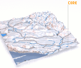 3d view of Čore