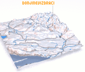 3d view of Donji Nevizdraci