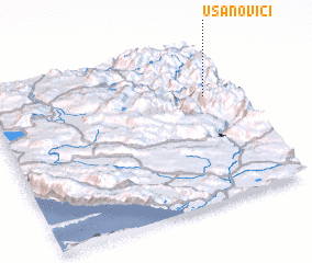 3d view of Usanovići