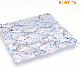 3d view of Kamenica