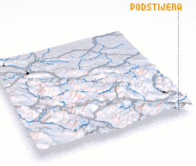 3d view of Podstijena