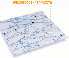 3d view of Felsőbörcsházapuszta