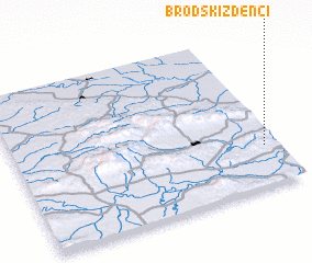 3d view of Brodski Zdenci