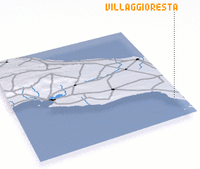 3d view of Villaggio Resta