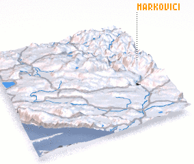 3d view of Markovići