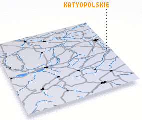 3d view of Kąty Opolskie