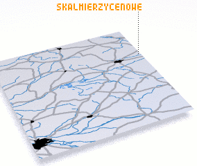 3d view of Skalmierzyce Nowe