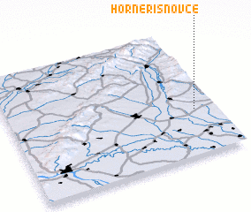 3d view of Horné Rišňovce