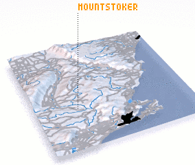 3d view of Mount Stoker
