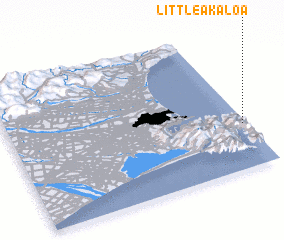 3d view of Little Akaloa