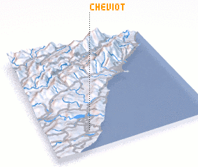 3d view of Cheviot