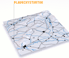 3d view of Plavecký Štvrtok