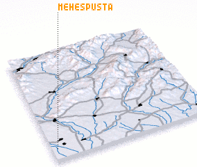 3d view of Méhes Pusta
