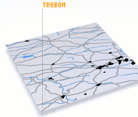 3d view of Třebom