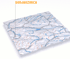 3d view of Donja Ozimica