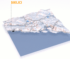 3d view of Diklići