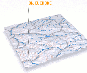 3d view of Bijele Vode